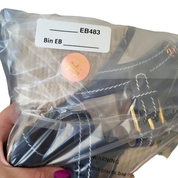 Michael Kors Collection Priya Sandals Blue Leather Size 39 - Picture 12 of 12